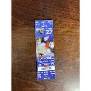 Vintage Manchester Monarchs Vs Lowell Lock Monsters Hockey Game Suite Ticket